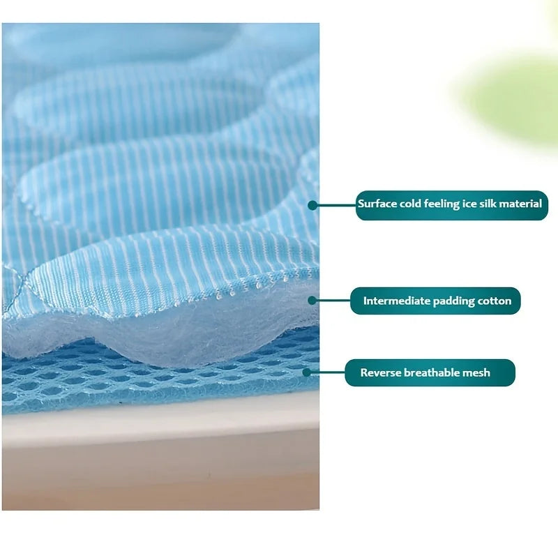 Colchoneta Refrescante para Perros, Cama Fría de Verano para Mascotas, Tamaño Extra Grande Para Perros Pequeños y Grandes, Accesorios para Mascotas, Manta Duradera para Gatos, Manta de Hielo para Gatos y Sofás