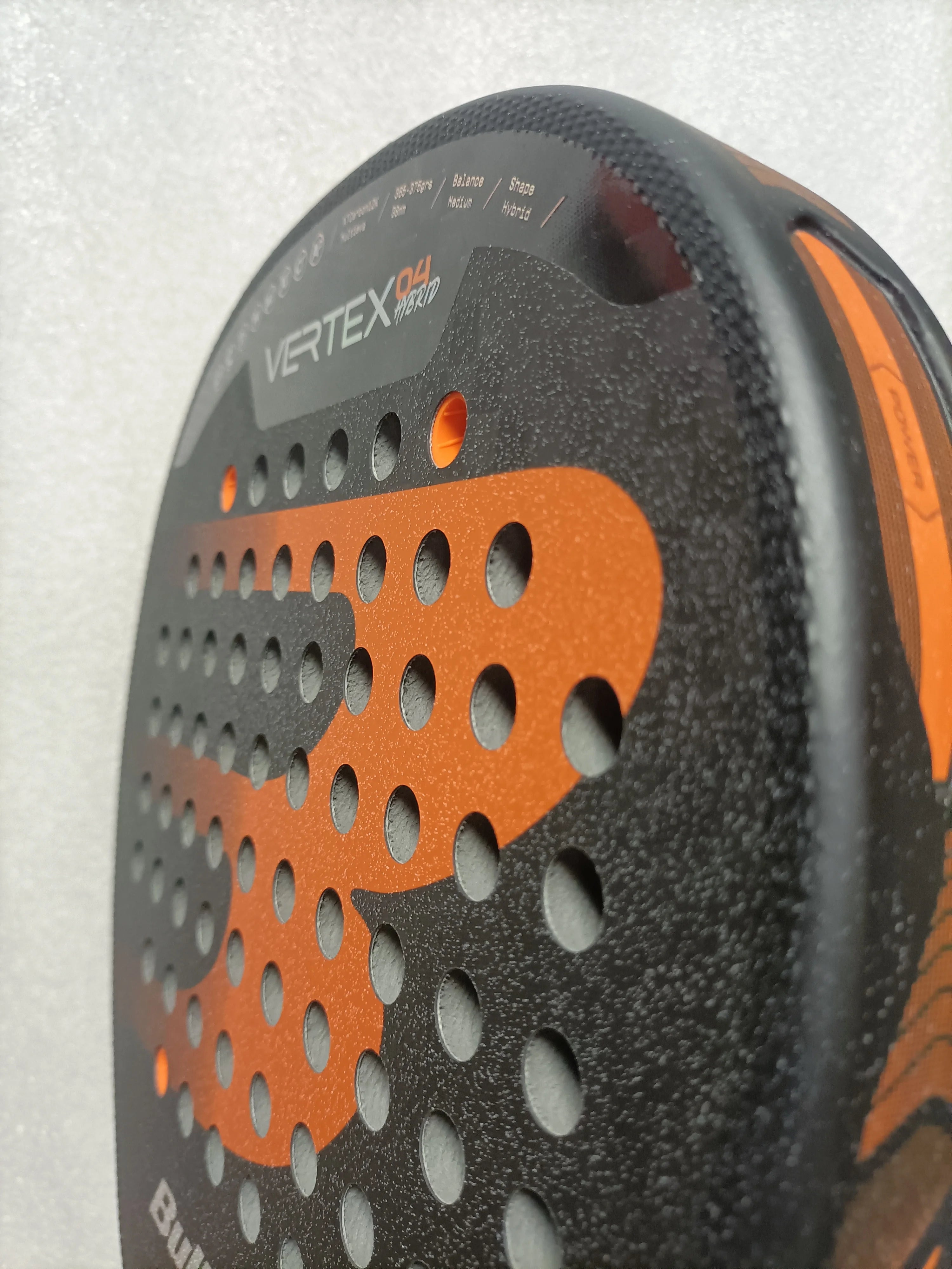 Pala de Pádel de Fibra de Carbono con Núcleo de Espuma EVA Memory Flex Raqueta de Pádel Ligera
