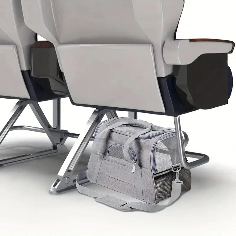 Transportín para mascotas para gatos grandes y medianos, transportín de lados blandos para gatos grandes y medianos y cachorros, transportines para perros