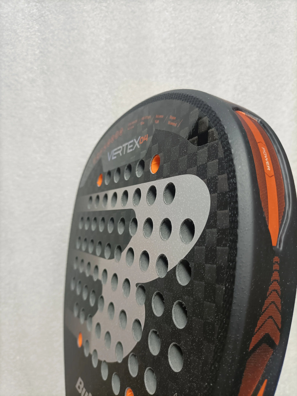 Pala de Pádel de Fibra de Carbono con Núcleo de Espuma EVA Memory Flex Raqueta de Pádel Ligera