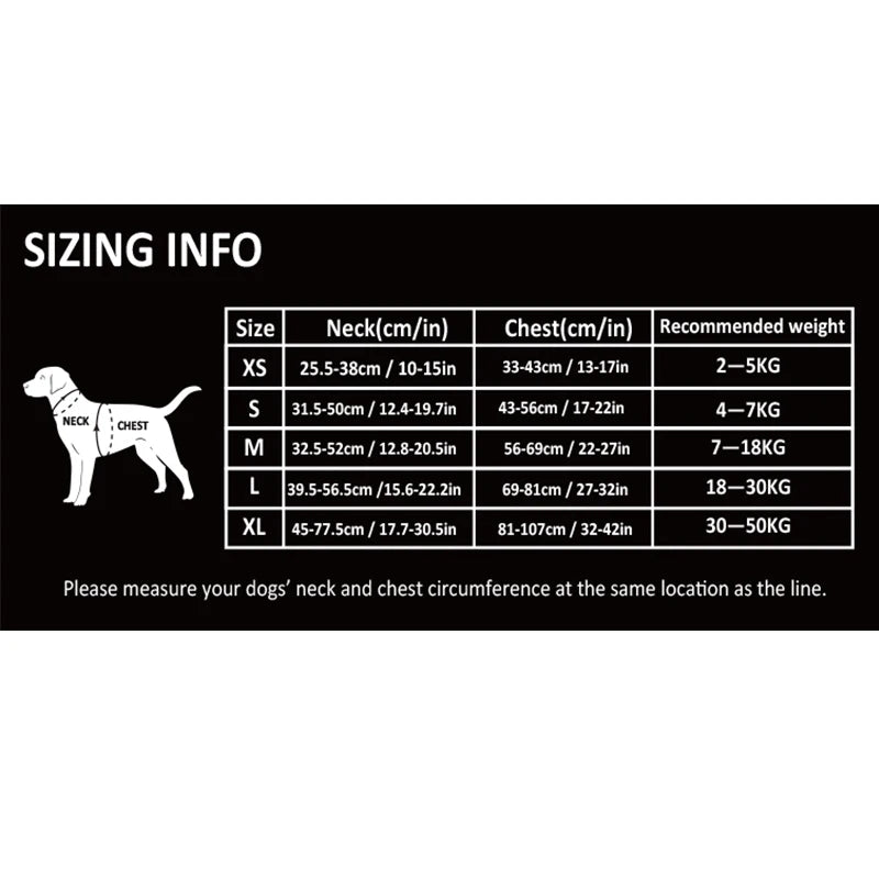 Arnés para Perros de Nylon Reflectante Truelove sin Tirones Ajustable Mediano Grande para Perros Traviesos Chaleco de Seguridad para Coche Correr Pasear