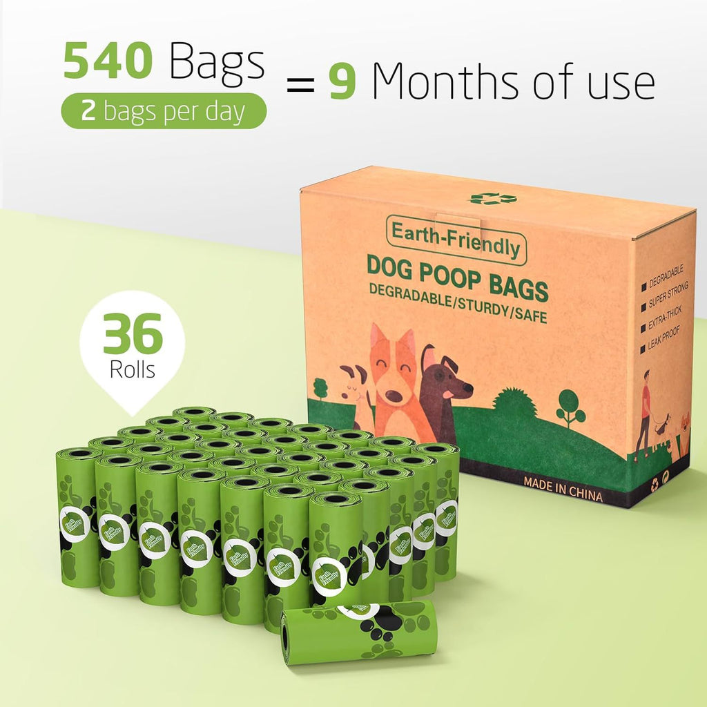 Nuevas bolsas biodegradables para excrementos de perro a granel, bolsas de caca perfumadas Biobase, bolsas degradables para desechos de gato, dispensador de excrementos de perro, regalos