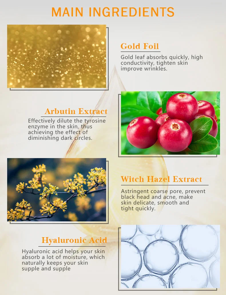 ARTISCARE SET de cuidado de la piel con oro de 24K, Crema facial, Suero hidratante, Esencia para ojeras, Productos coreanos para el cuidado de la piel