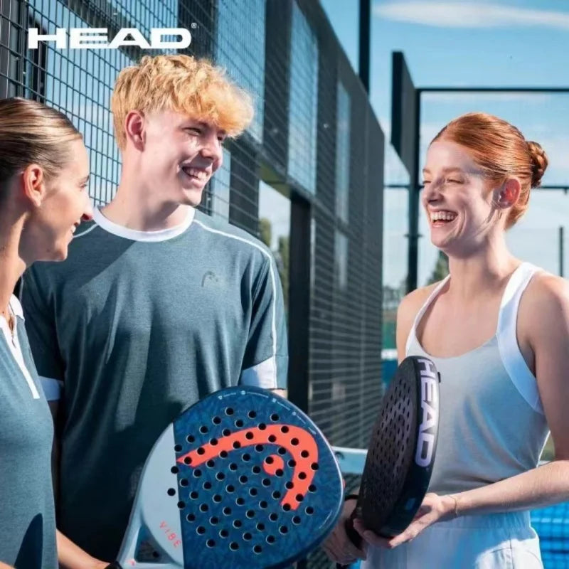 HEAD 2025 Nuevas raquetas de pádel y tenis Serie VIBE Fibra de carbono Núcleo de espuma Eva Memory Flex Raquetas de pádel y tenis ligeras
