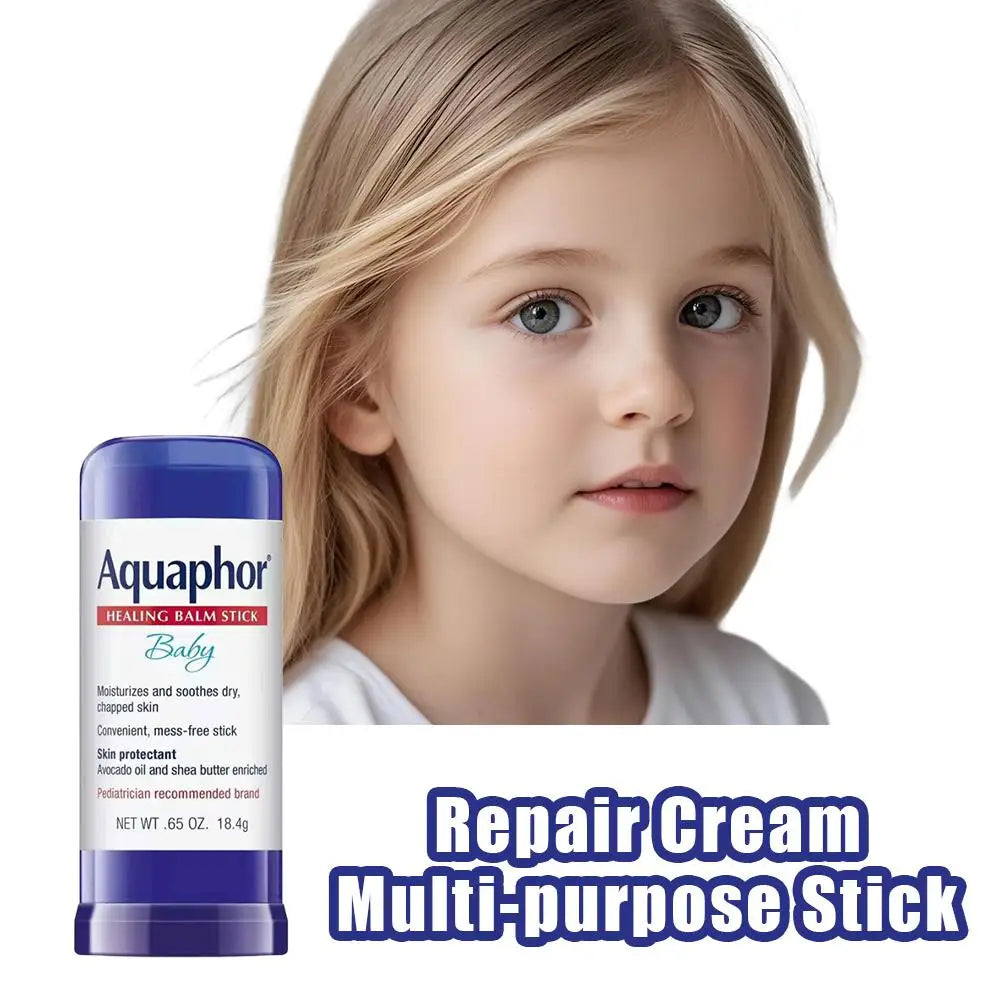 Aquaphor Baby Healing Balm Stick 18,4 g - Aceite de Aguacate Manteca de Karité Calma la Piel Seca y Agrietada Hipoalergénico Cuidado de la Piel Multiusos