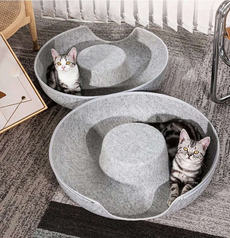 Cama para gatos Donut, túnel para gatos, juguetes para gatitos, cesto para gatos, juguete interactivo, equipo deportivo para gatitos, juguete de entrenamiento para gatos, casa para gatos