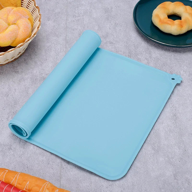 Silicone Pet Food Mat Non-Slip Dog Bowl Mat Waterproof For Dogs Cats Food Water Feeding Mat Anti-Spill Winter Floor Protect