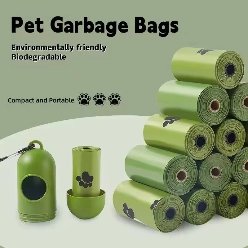 Nuevas bolsas biodegradables para excrementos de perro a granel, bolsas de caca perfumadas Biobase, bolsas degradables para desechos de gato, dispensador de excrementos de perro, regalos