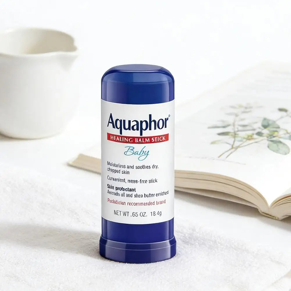 Aquaphor Baby Healing Balm Stick 18,4 g - Aceite de Aguacate Manteca de Karité Calma la Piel Seca y Agrietada Hipoalergénico Cuidado de la Piel Multiusos