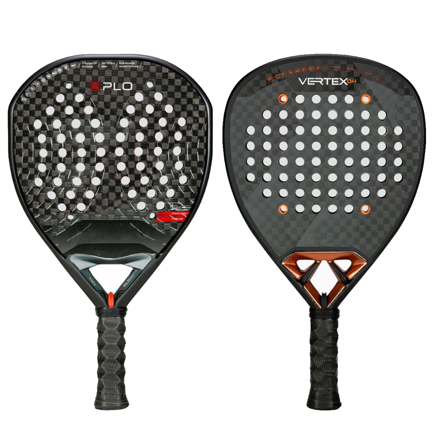 Pala de Pádel de Fibra de Carbono con Núcleo de Espuma EVA Memory Flex Raqueta de Pádel Ligera