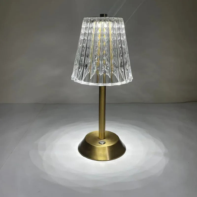Lámpara de Mesa Táctil para Bar, Recargable, Inalámbrica, Lámpara de Escritorio Portátil, Luz Nocturna para Dormitorio, Luces LED Decorativas para Cafeterías, Hoteles y Restaurantes
