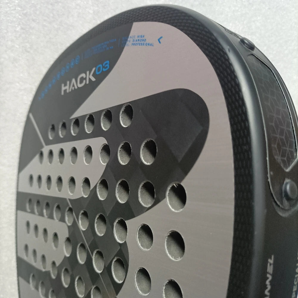 Pala de Pádel de Fibra de Carbono con Núcleo de Espuma EVA Memory Flex Raqueta de Pádel Ligera