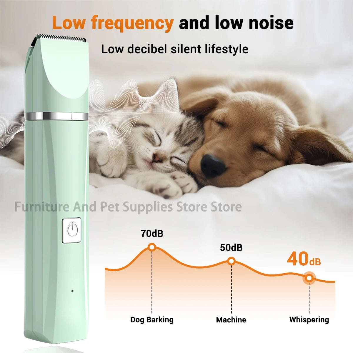 Nuevo Kit de herramientas de belleza multifuncional eléctrico 4 en 1 para mascotas Cortapelos recargable para perros y gatos Suministros para mascotas