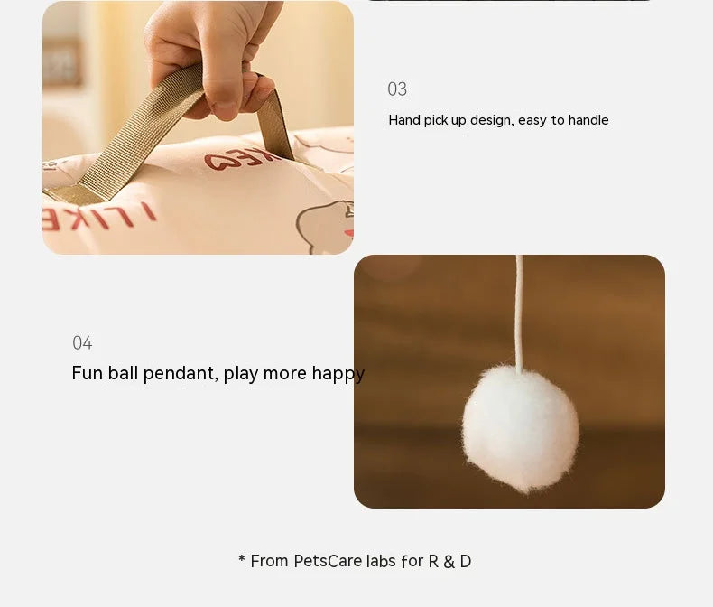 Cama para Perro Grande, Nido de Perro Grande de Invierno Cálido, Cama para Perro Desmontable y Lavable, Suministros para Mascotas de Tipo Casa de Perro Grande de Temporada, Nido para Gato