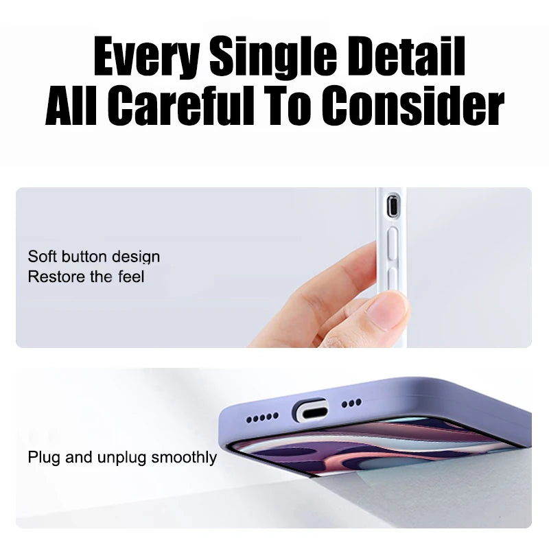 Para iPhone 17 Pro Max Funda de teléfono actualizada para iPhone 11 12 13 14 15 16 Pro Max Plus Air Fundas Accesorios de cubierta a prueba de golpes