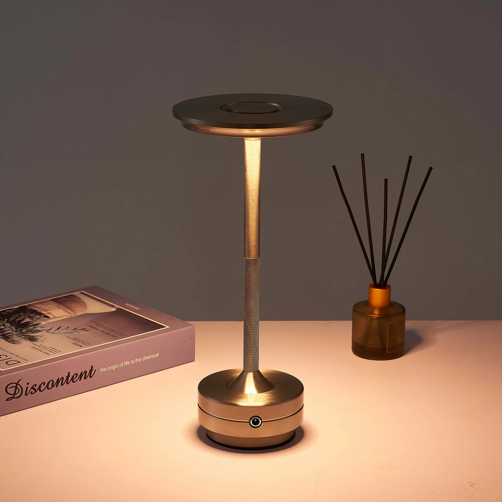 Lámpara de mesa recargable nórdica TrendyHome, lámpara LED táctil, decoración de mesa de café, decoración de dormitorio para estudio, luz de escritorio bonita para mesita de noche