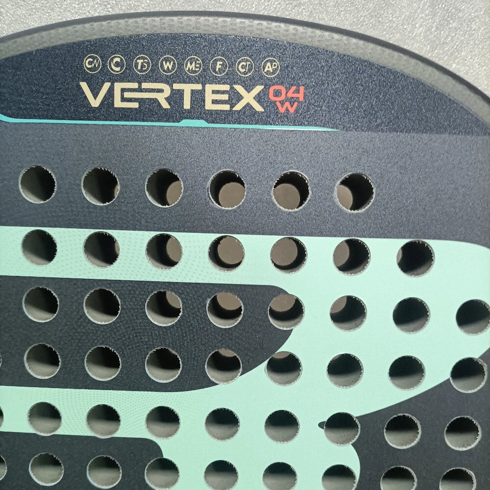 Pala de Pádel de Fibra de Carbono con Núcleo de Espuma EVA Memory Flex Raqueta de Pádel Ligera