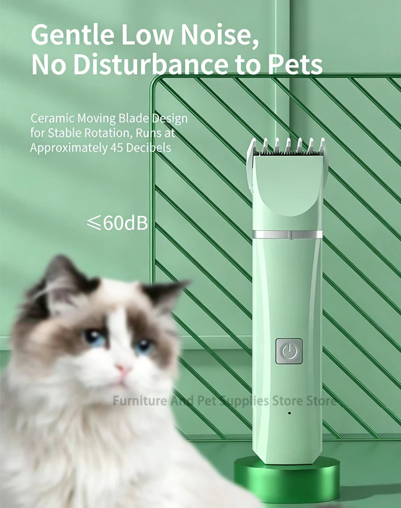 Nuevo Kit de herramientas de belleza multifuncional eléctrico 4 en 1 para mascotas Cortapelos recargable para perros y gatos Suministros para mascotas