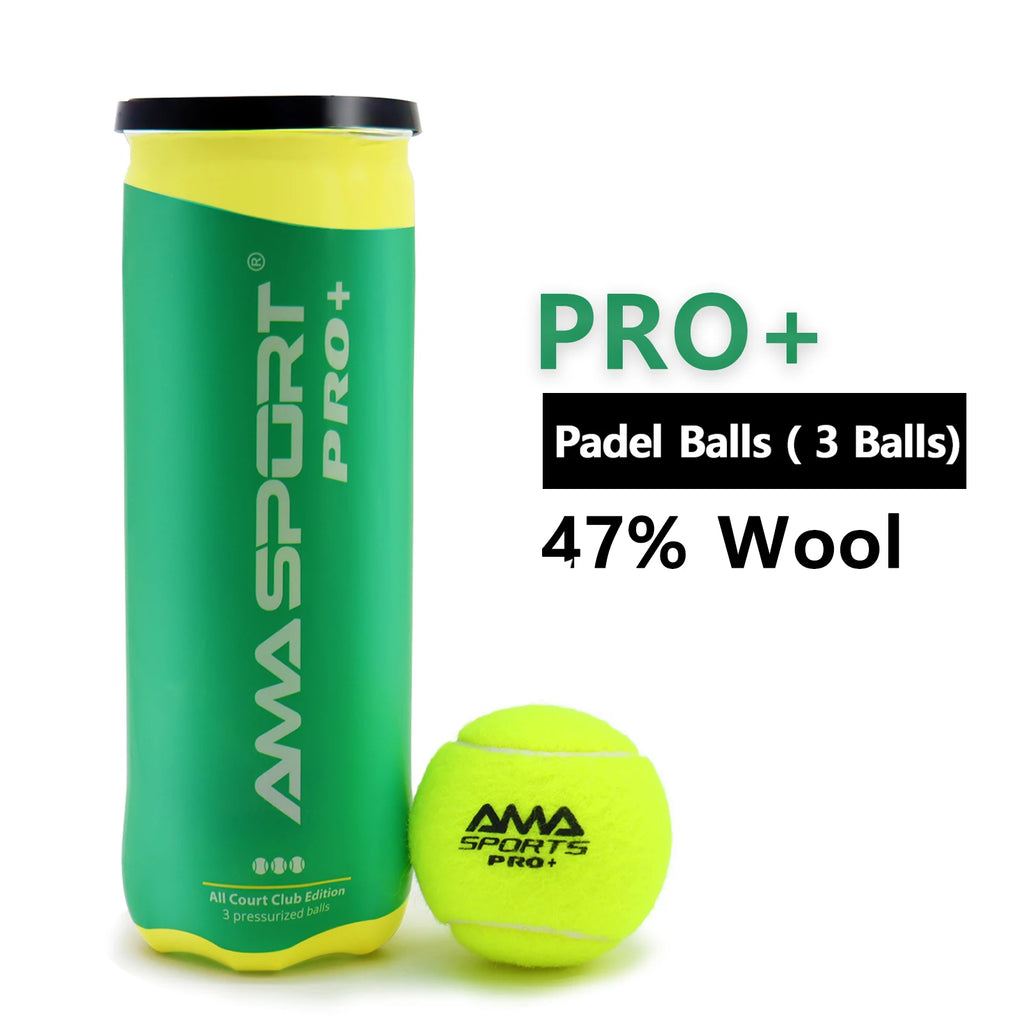 Bolas para pista de pádel – Bolas de pádel duraderas de grado de torneo para jugadores profesionales y aficionados – Bolas de pádel de rebote óptimo