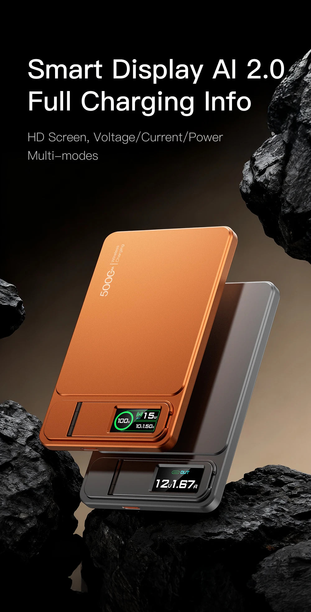 CCC 10000mAh Slim Original Power Bank For MagSafe,Magnetic Wireless 20W Fast Charging Portable Battery For iPhone 12-17 iWatch