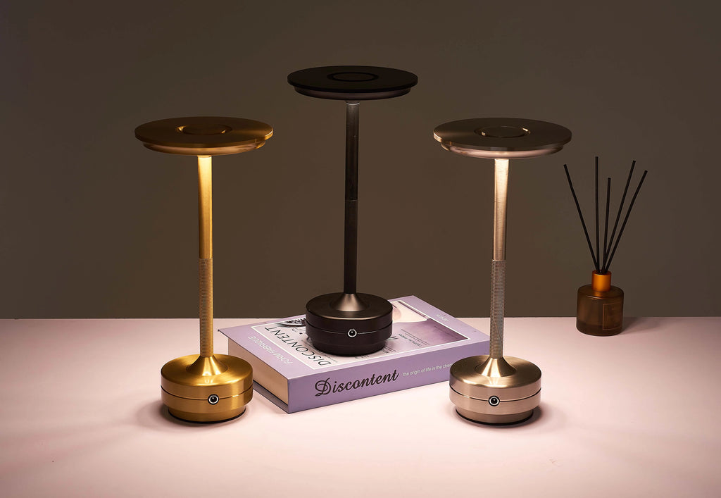 Lámpara de mesa recargable nórdica TrendyHome, lámpara LED táctil, decoración de mesa de café, decoración de dormitorio para estudio, luz de escritorio bonita para mesita de noche