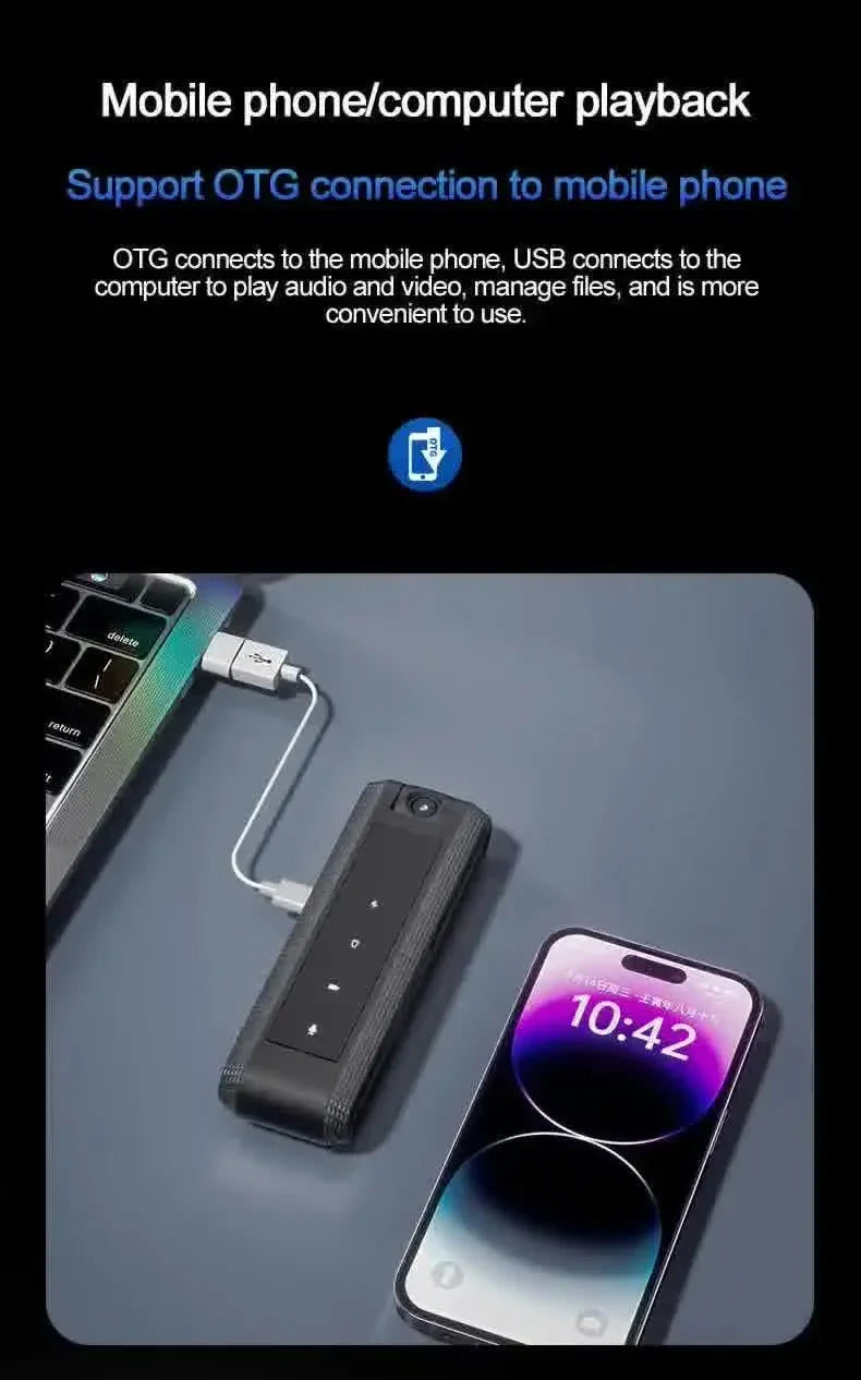 Minicámara corporal Carpbaba C2S 1080P HD DV, bodycam profesional, grabadora de video y voz digital, pequeño dispositivo de grabación de sonido y micrograbación