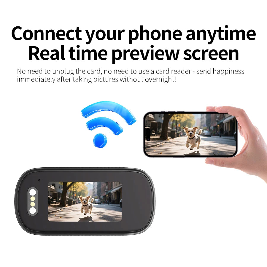Cámara deportiva de pulgar WiFi 4K IP65, resistente al agua y al polvo, cámara de grabación deportiva para ciclismo al aire libre