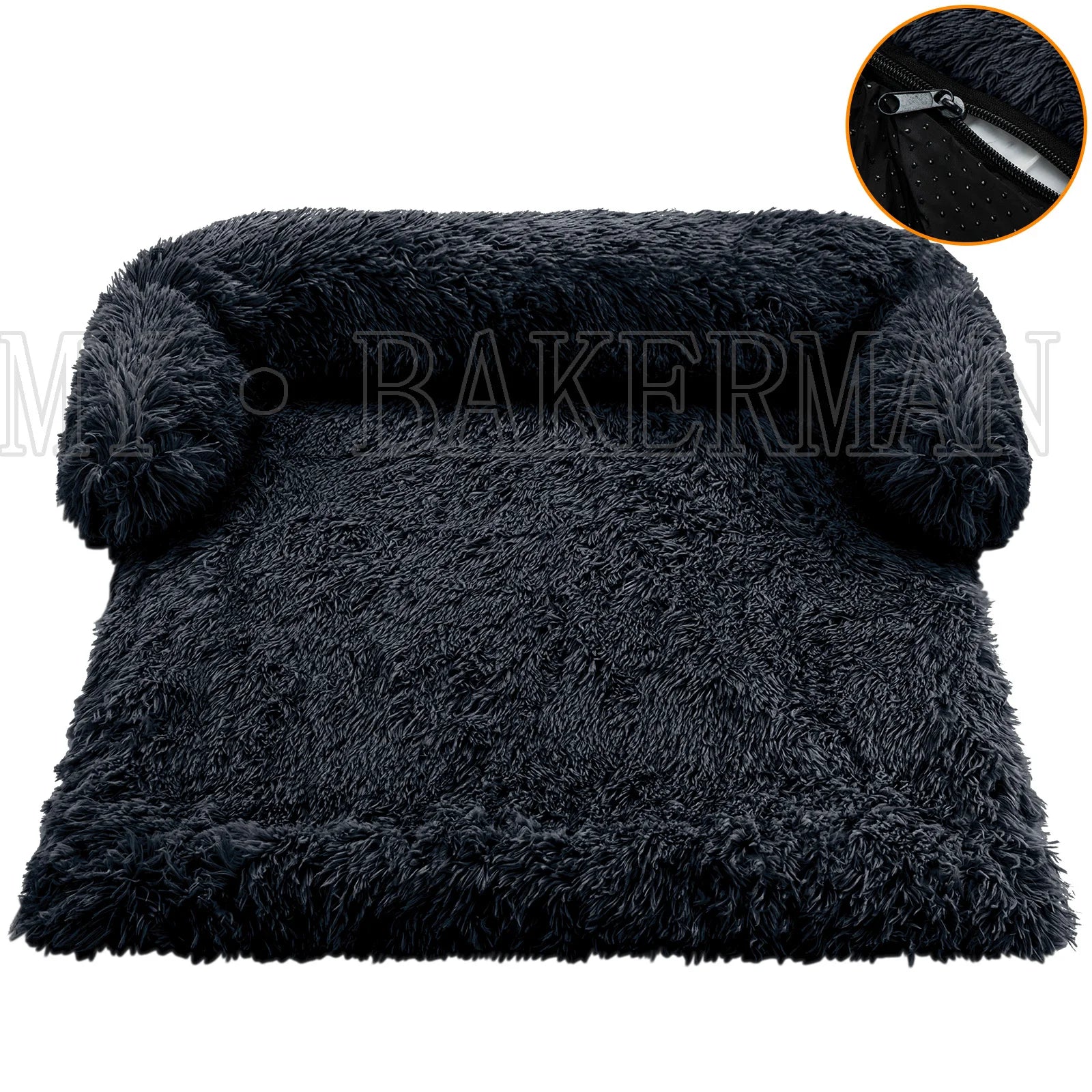 S-XXL Sofá Cama para Perros, Cama Calmante para Mascotas, Nido Cálido Lavable, Protector de Muebles Suave, Manta para Gatos, Cama Sofá para Perros Grandes