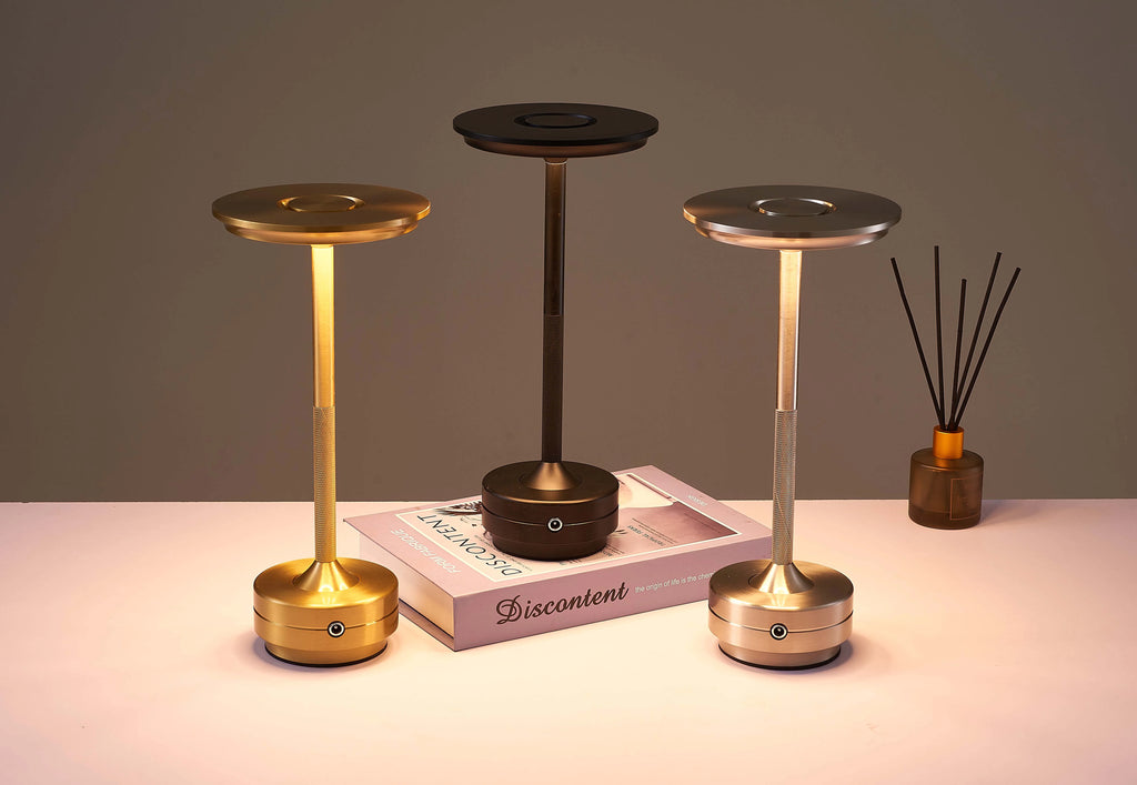 Lámpara de mesa recargable nórdica TrendyHome, lámpara LED táctil, decoración de mesa de café, decoración de dormitorio para estudio, luz de escritorio bonita para mesita de noche