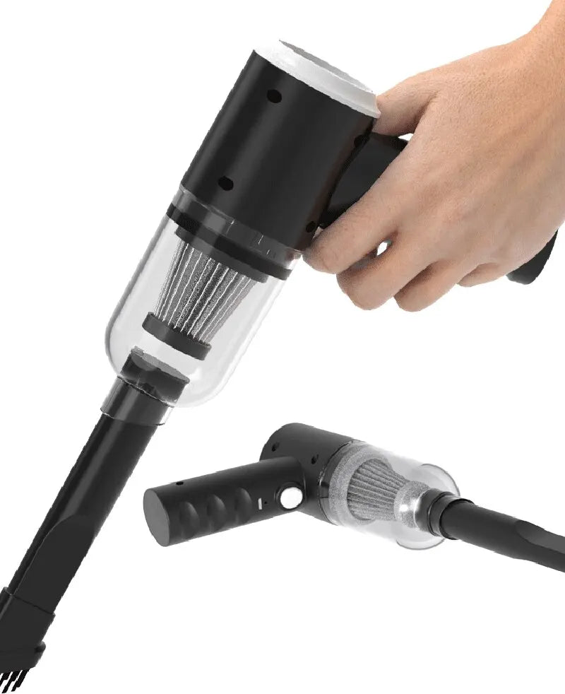 Sunny Clean: Aspiradora de coche inalámbrica de 9000 Pa, carga USB, 1200 mAh, electrodoméstico de limpieza portátil, mini aspiradora húmeda y seca para el hogar