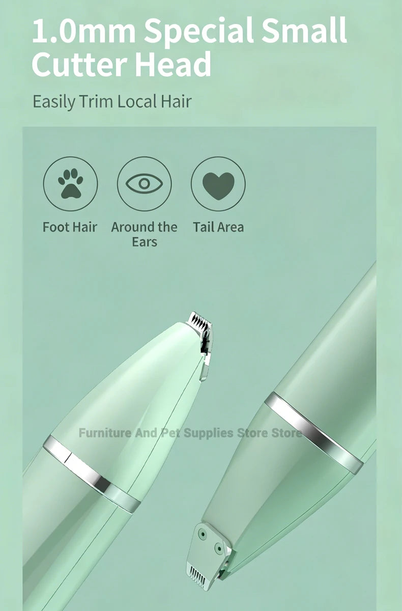 Nuevo Kit de herramientas de belleza multifuncional eléctrico 4 en 1 para mascotas Cortapelos recargable para perros y gatos Suministros para mascotas