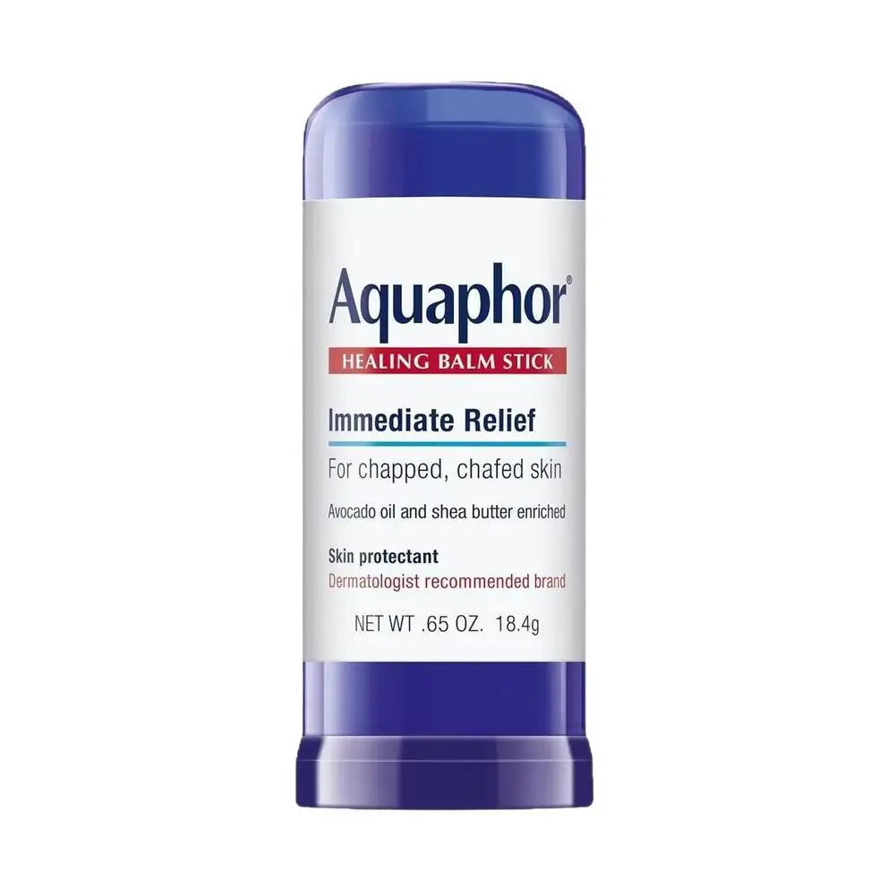 Aquaphor Baby Healing Balm Stick 18,4 g - Aceite de Aguacate Manteca de Karité Calma la Piel Seca y Agrietada Hipoalergénico Cuidado de la Piel Multiusos