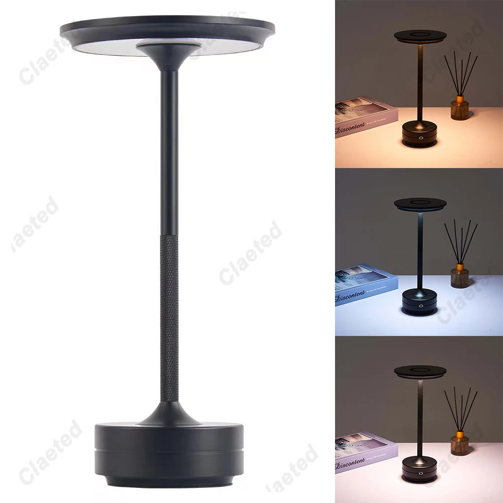 Lámpara de mesa recargable nórdica TrendyHome, lámpara LED táctil, decoración de mesa de café, decoración de dormitorio para estudio, luz de escritorio bonita para mesita de noche