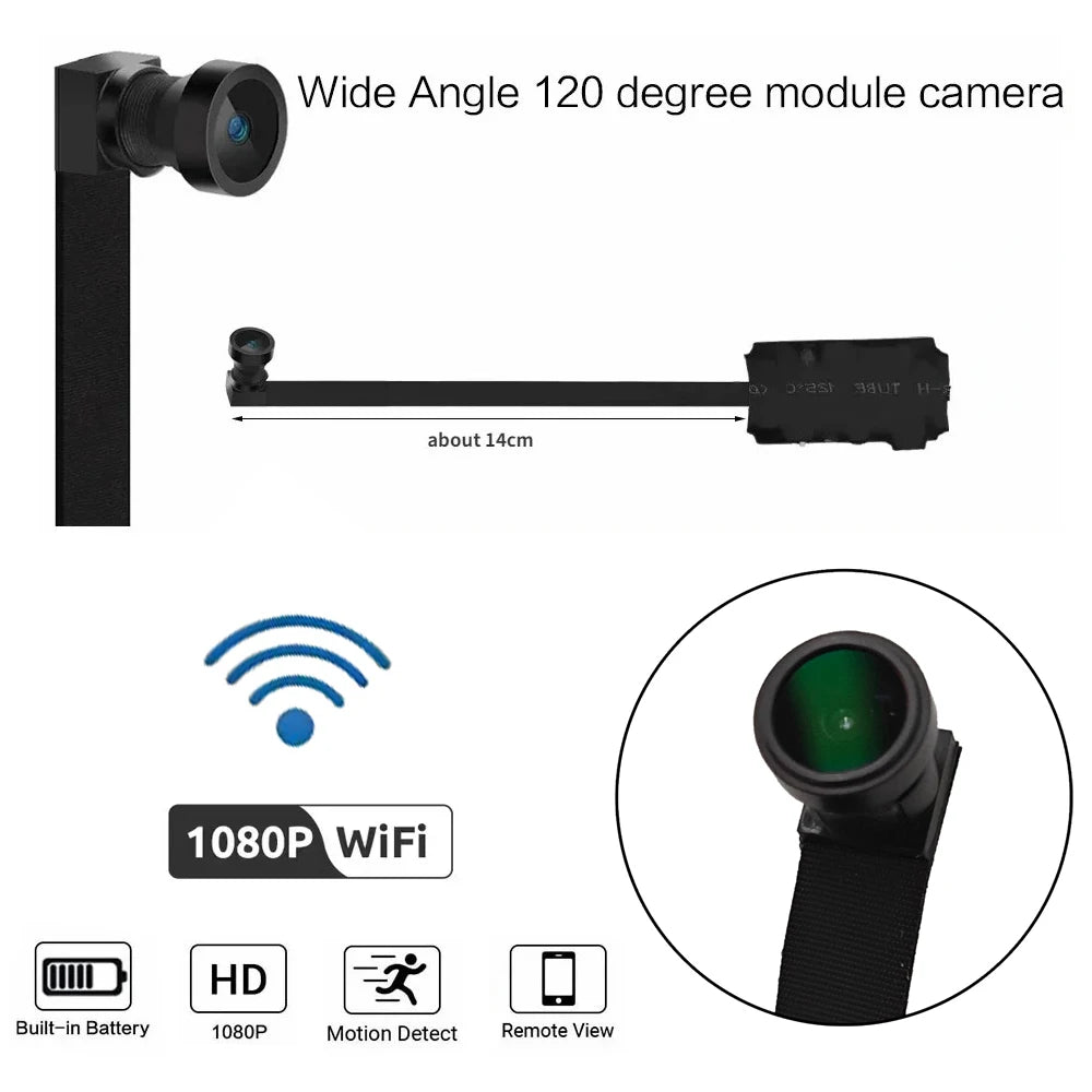 4K Mini Camera HD 1080P WiFi Camcorder Enhanced version DIY Wireless Module Video Recorder Support Remote View P2P Cam