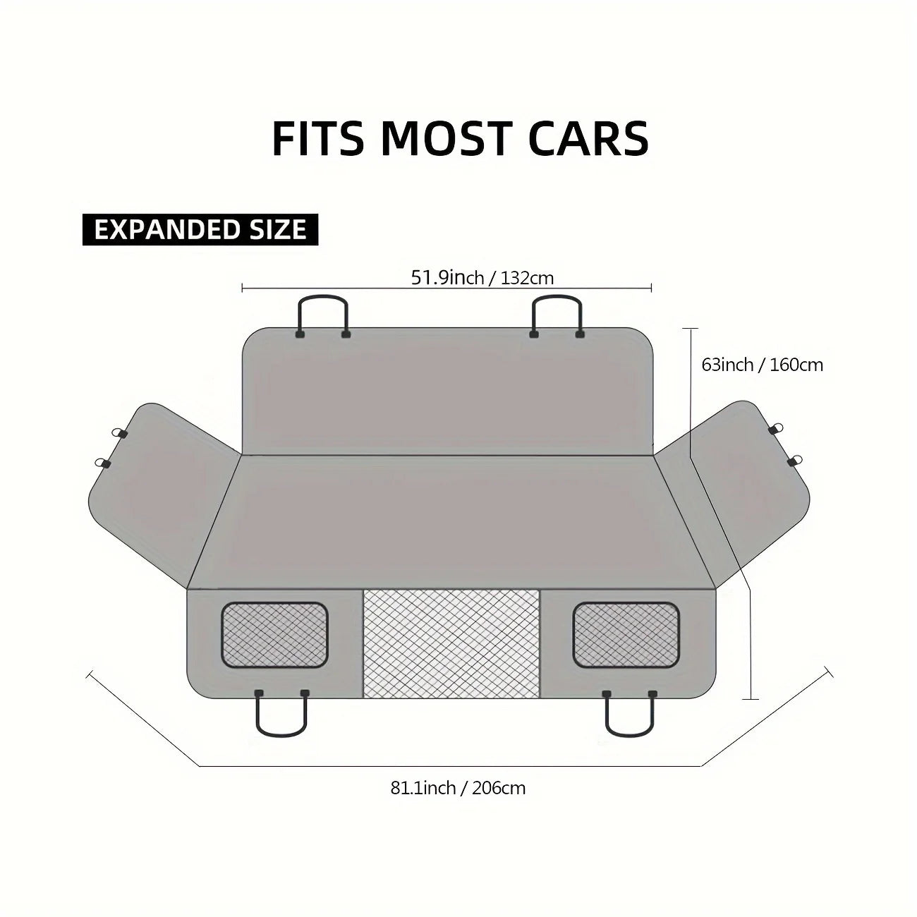 Funda de asiento de coche para perros, funda de asiento impermeable para mascotas, hamaca, a prueba de arañazos, antideslizante, duradera, suave, para asientos traseros de mascotas