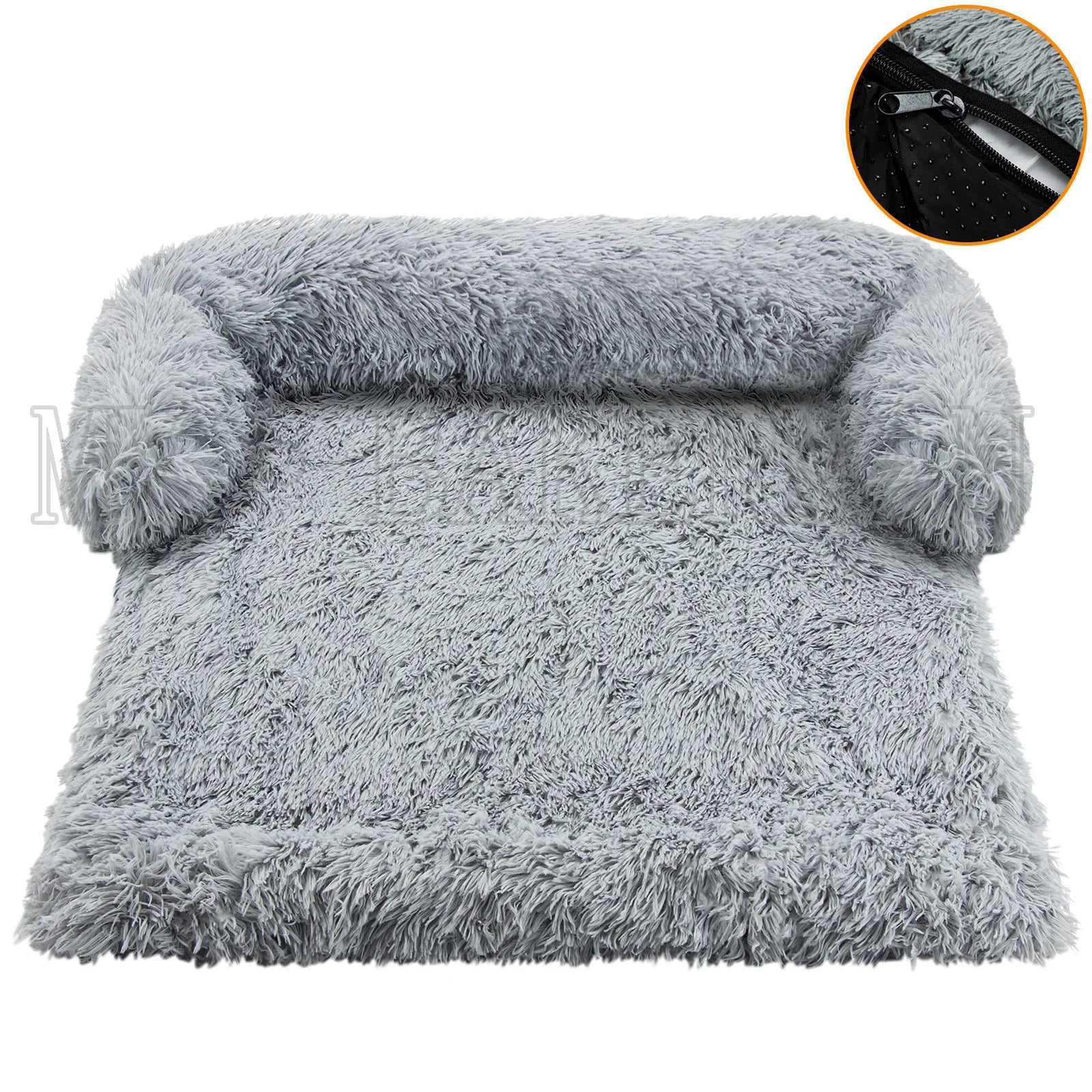 S-XXL Sofá Cama para Perros, Cama Calmante para Mascotas, Nido Cálido Lavable, Protector de Muebles Suave, Manta para Gatos, Cama Sofá para Perros Grandes