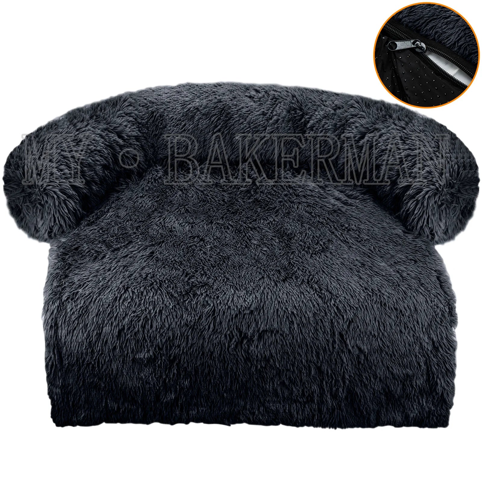 S-XXL Sofá Cama para Perros, Cama Calmante para Mascotas, Nido Cálido Lavable, Protector de Muebles Suave, Manta para Gatos, Cama Sofá para Perros Grandes