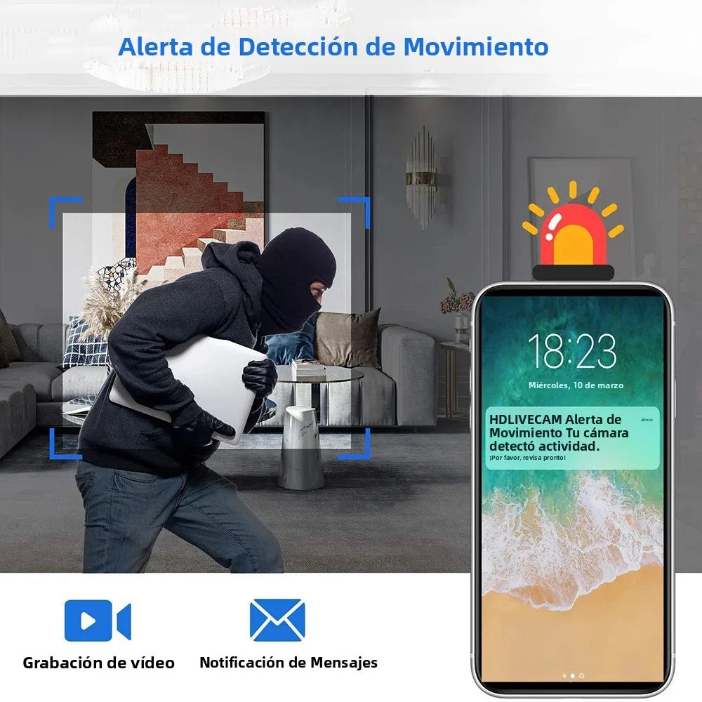 Mini cámara 4K HD 1080P WiFi videocámara, módulo inalámbrico DIY de versión mejorada, grabadora de vídeo compatible con vista remota, cámara P2P