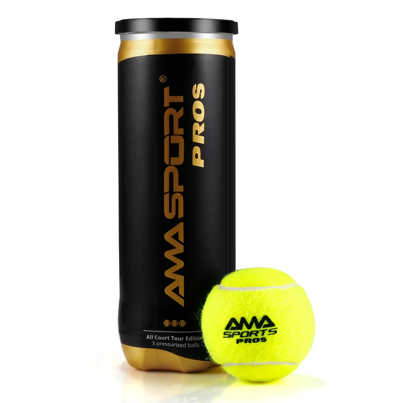 Bolas para pista de pádel – Bolas de pádel duraderas de grado de torneo para jugadores profesionales y aficionados – Bolas de pádel de rebote óptimo