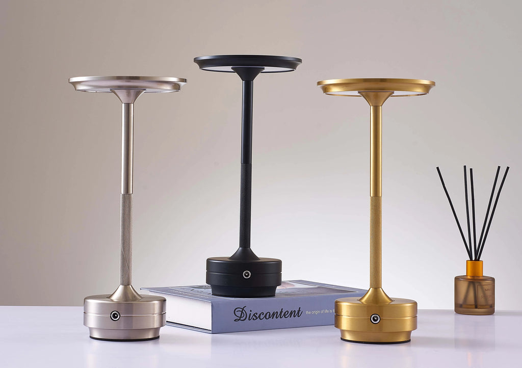 Lámpara de mesa recargable nórdica TrendyHome, lámpara LED táctil, decoración de mesa de café, decoración de dormitorio para estudio, luz de escritorio bonita para mesita de noche