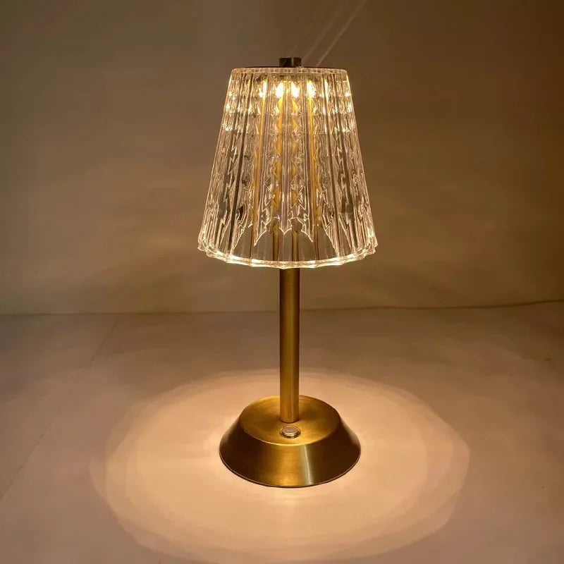 Lámpara de Mesa Táctil para Bar, Recargable, Inalámbrica, Lámpara de Escritorio Portátil, Luz Nocturna para Dormitorio, Luces LED Decorativas para Cafeterías, Hoteles y Restaurantes