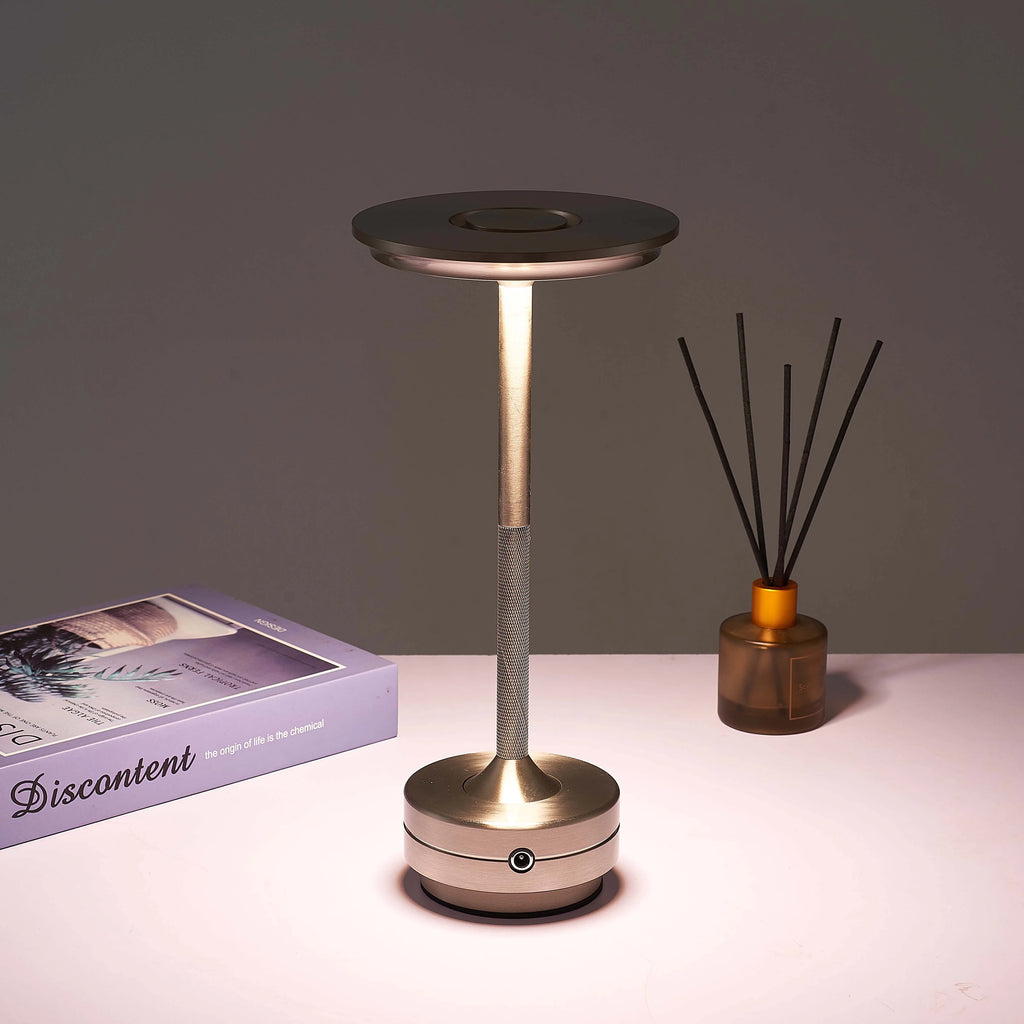 Lámpara de mesa recargable nórdica TrendyHome, lámpara LED táctil, decoración de mesa de café, decoración de dormitorio para estudio, luz de escritorio bonita para mesita de noche