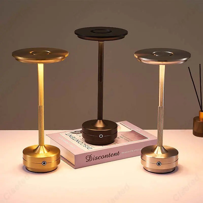 Lámpara de mesa recargable nórdica TrendyHome, lámpara LED táctil, decoración de mesa de café, decoración de dormitorio para estudio, luz de escritorio bonita para mesita de noche