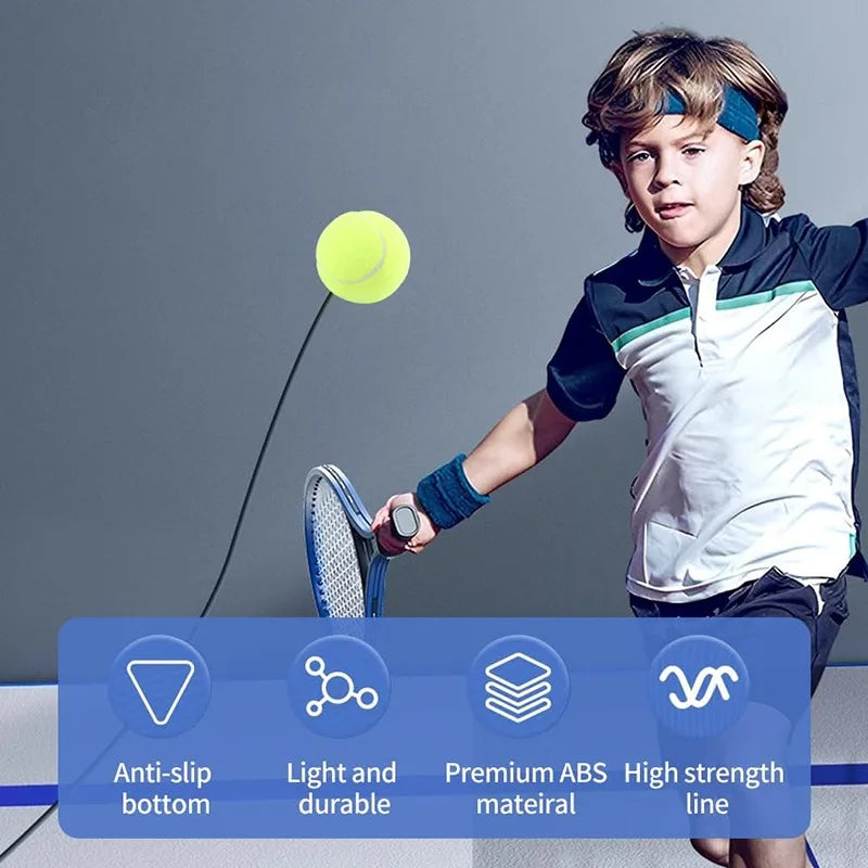 Pelota de rebote para entrenador de tenis con cuerda, base de estudio personal, amortiguador de tenis, herramienta de entrenamiento, equipo de ejercicio