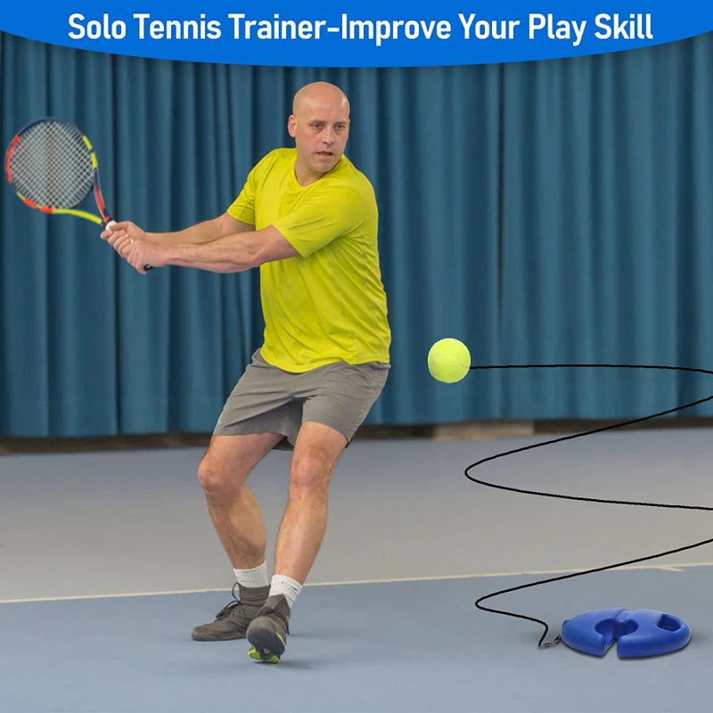 Pelota de rebote para entrenador de tenis con cuerda, base de estudio personal, amortiguador de tenis, herramienta de entrenamiento, equipo de ejercicio