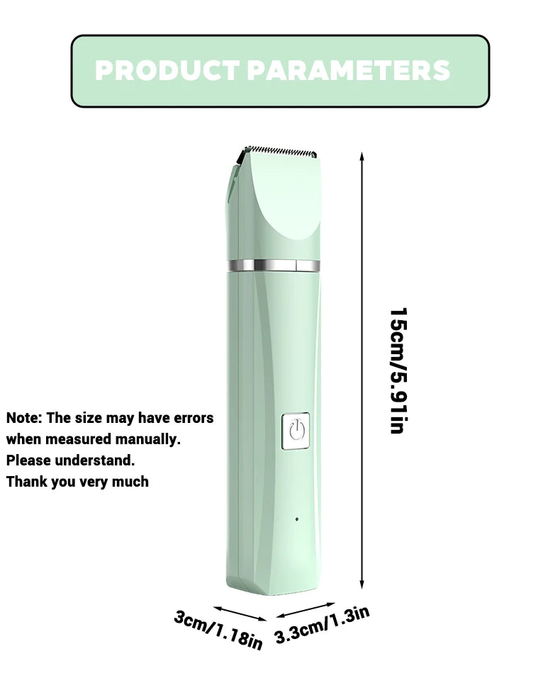Nuevo Kit de herramientas de belleza multifuncional eléctrico 4 en 1 para mascotas Cortapelos recargable para perros y gatos Suministros para mascotas