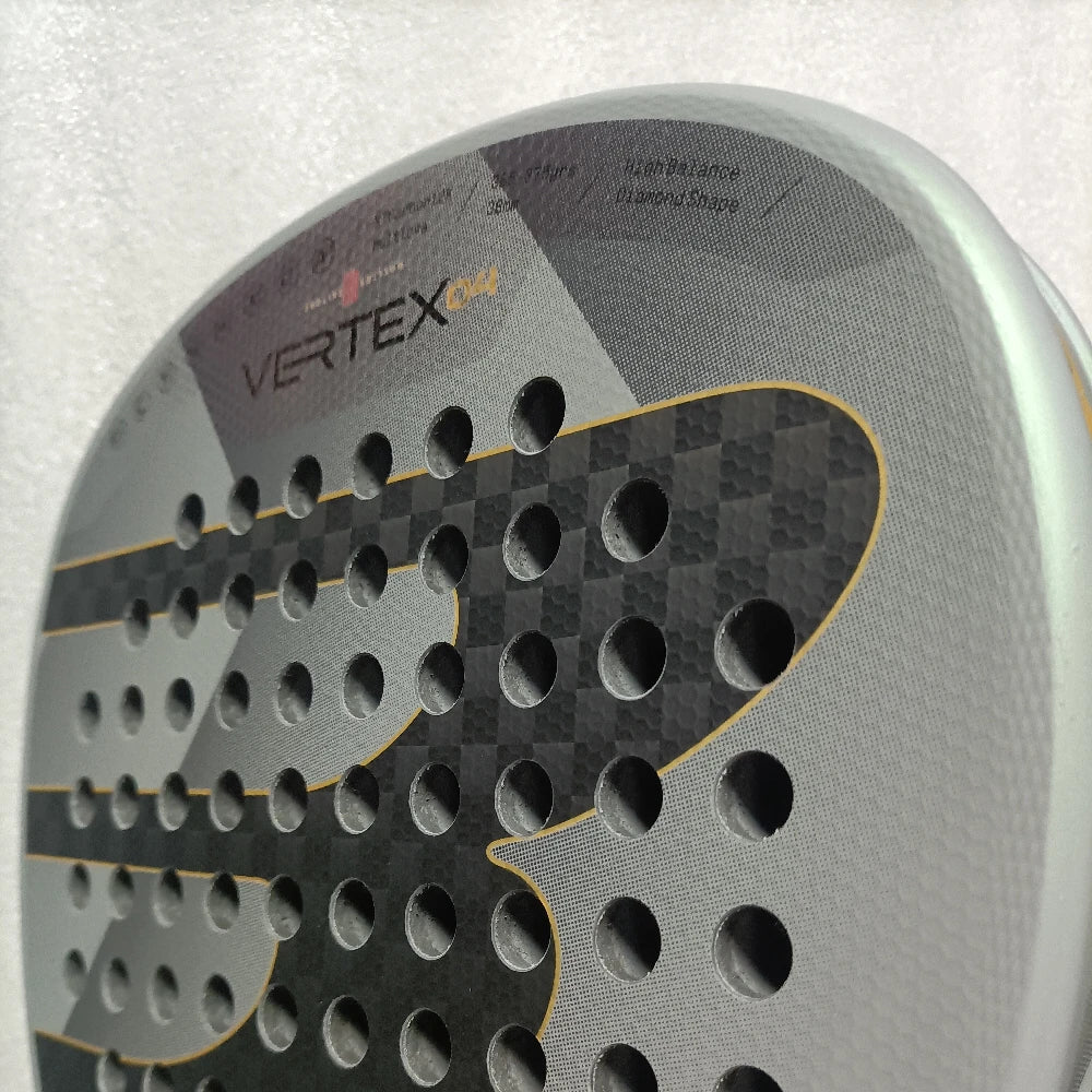 Pala de Pádel de Fibra de Carbono con Núcleo de Espuma EVA Memory Flex Raqueta de Pádel Ligera