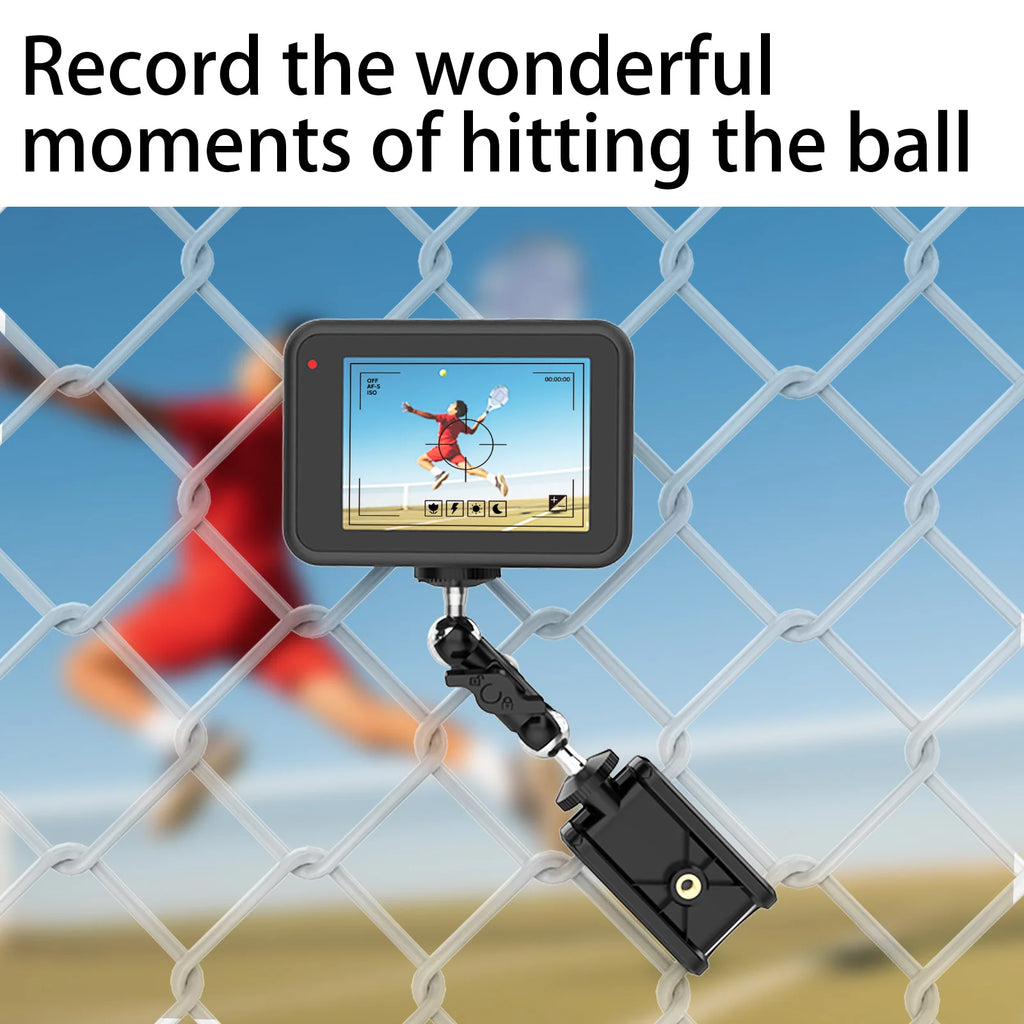Soporte de Valla para Teléfono Móvil, GoPro, Insta360 y Otras Cámaras de Acción, Mevo Start para Grabación de Béisbol, Sóftbol y Tenis