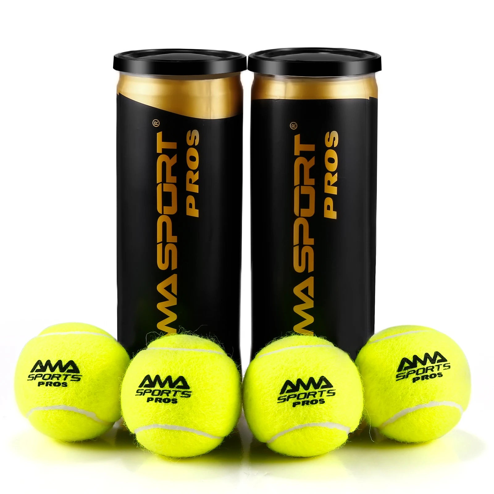Bolas para pista de pádel – Bolas de pádel duraderas de grado de torneo para jugadores profesionales y aficionados – Bolas de pádel de rebote óptimo