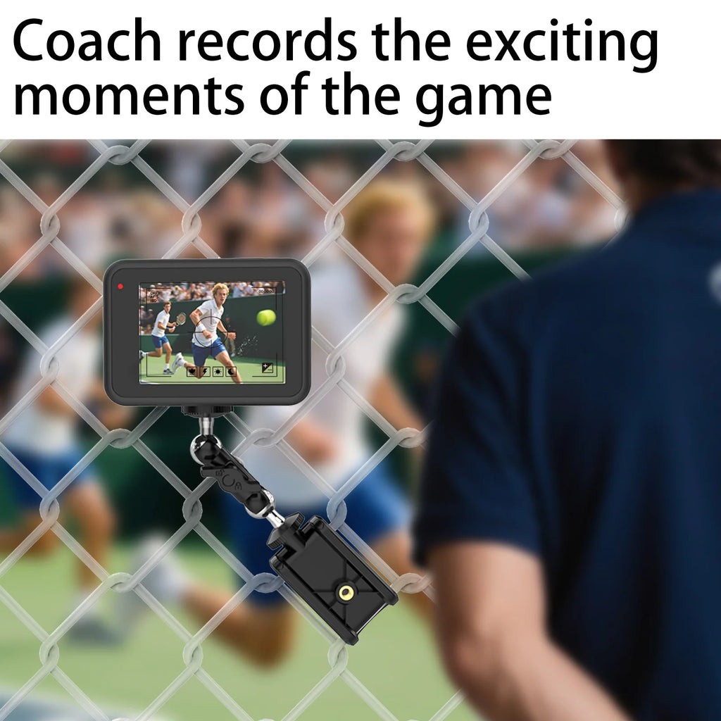 Soporte de Valla para Teléfono Móvil, GoPro, Insta360 y Otras Cámaras de Acción, Mevo Start para Grabación de Béisbol, Sóftbol y Tenis